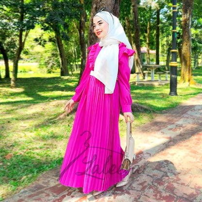 LALEESA DRESS IRIZ LD212109 <Korean Series> Dress Muslimah Dress Woman Jubah Muslimah Abaya Dress