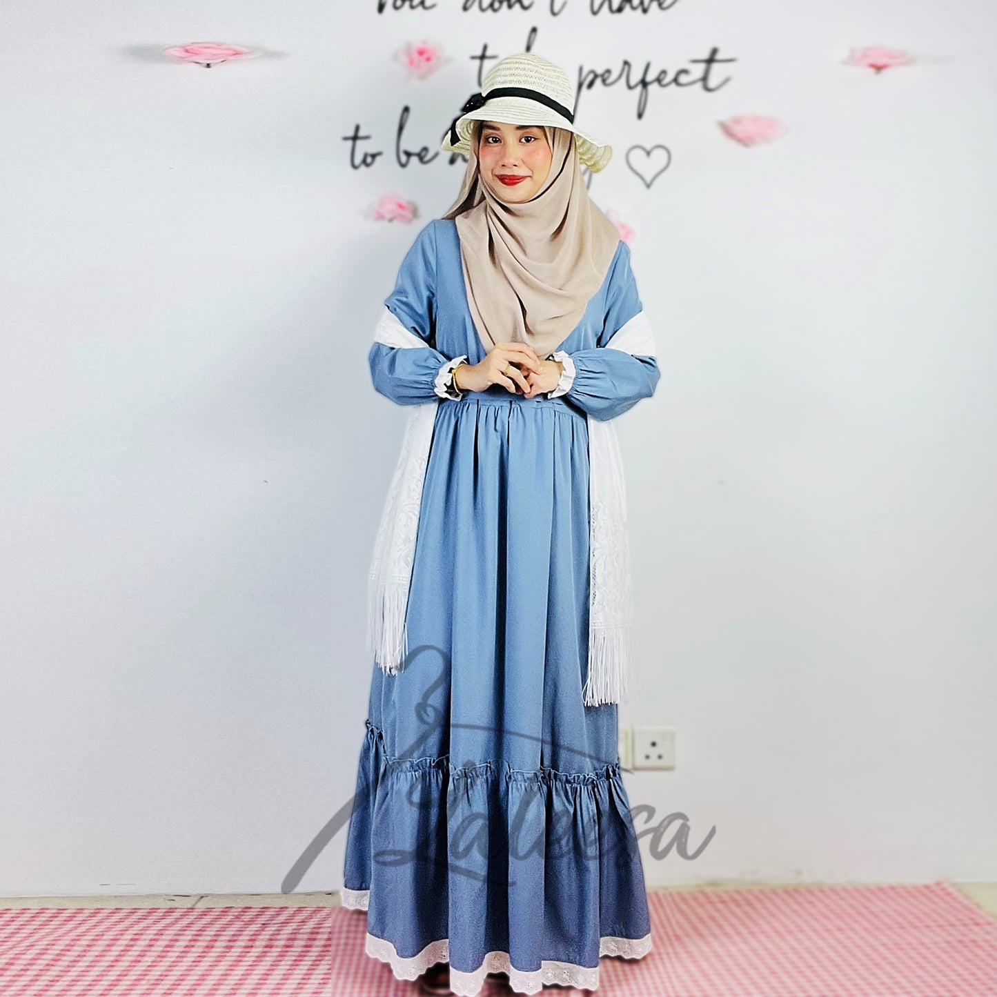 LALEESA DRESS HAJIRA LD250200 <BF Friendly Series> Dress Muslimah Dress Woman Jubah Muslimah Abaya