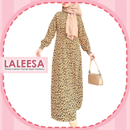 LALEESA Awa Collection DRESS SAFIRA DA107163 Dress Muslimah Dress Woman Jubah Muslimah Abaya Dress