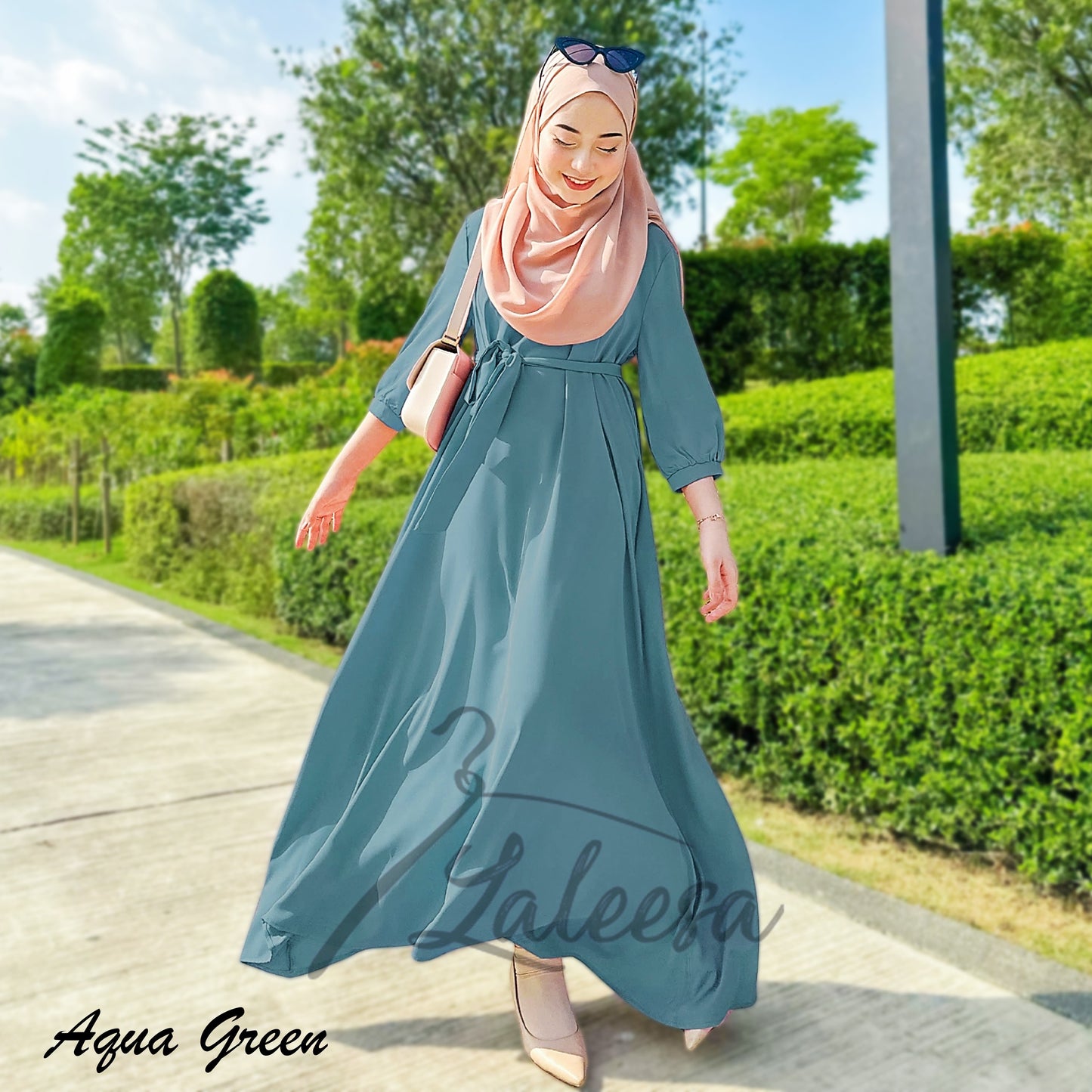 LALEESA DRESS ABEERA LD244246 Dress Muslimah Dress Woman Jubah Muslimah Jubah Abaya Dress Long Dress