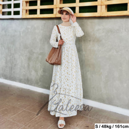 LALEESA DRESS CLARA LD236245 <Cottagecore Series> Dress Muslimah Dress Women Dress Jubah Muslimah