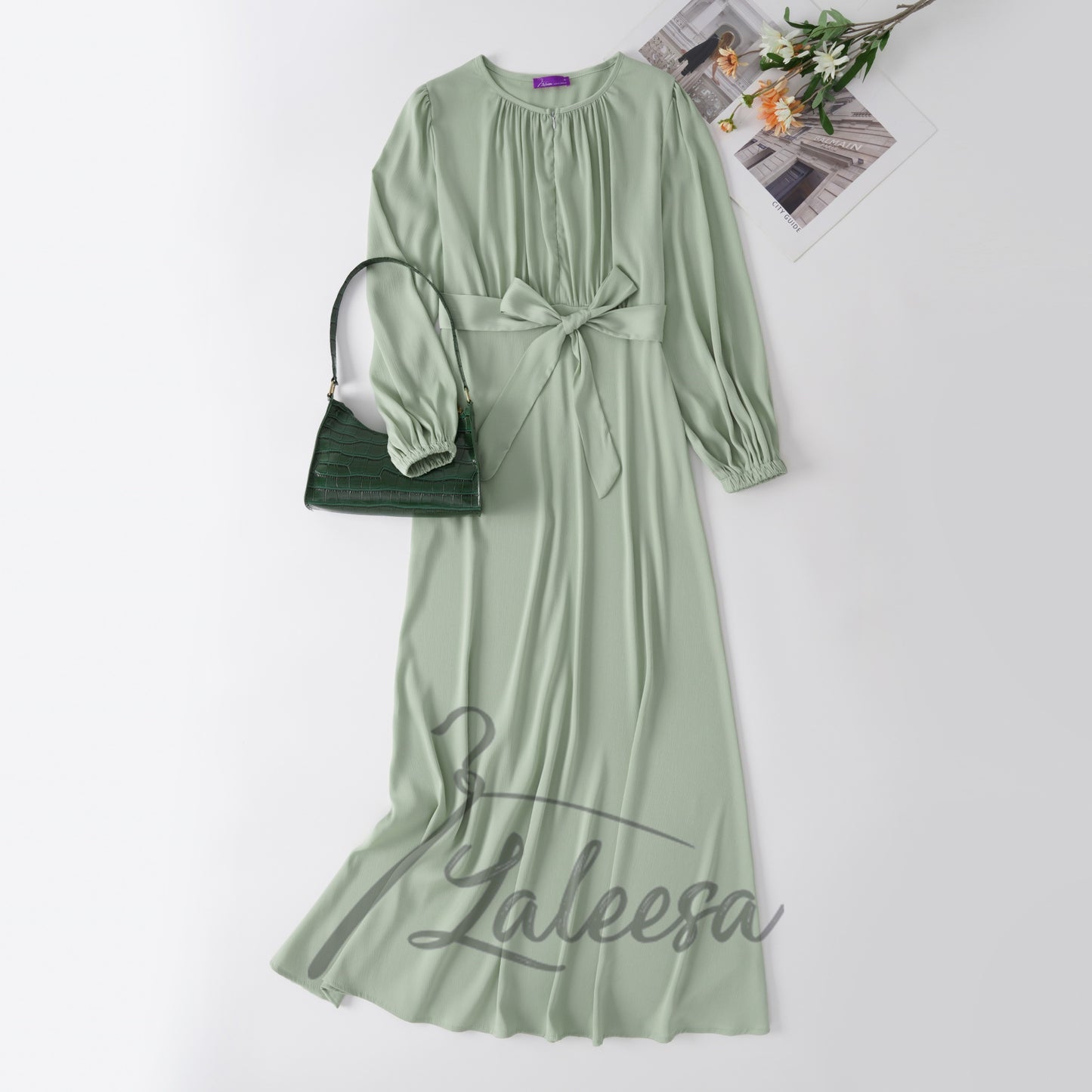 LALEESA DRESS NASIA LD218272 <BF Friendly Series> Dress Muslimah Dress Woman Jubah Muslimah Abaya