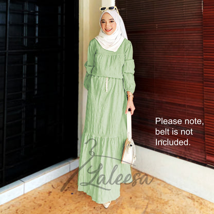 LALEESA DRESS RAFIA LD272262 <Ironless Series> (Ironless) Dress Muslimah Dress Woman Jubah Abaya