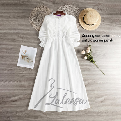 LALEESA DRESS ZUHAIRA LD211654 <Korean Series> Korean Style Dress Muslimah Dress Women Dress Plus Size Baju Raya 2024