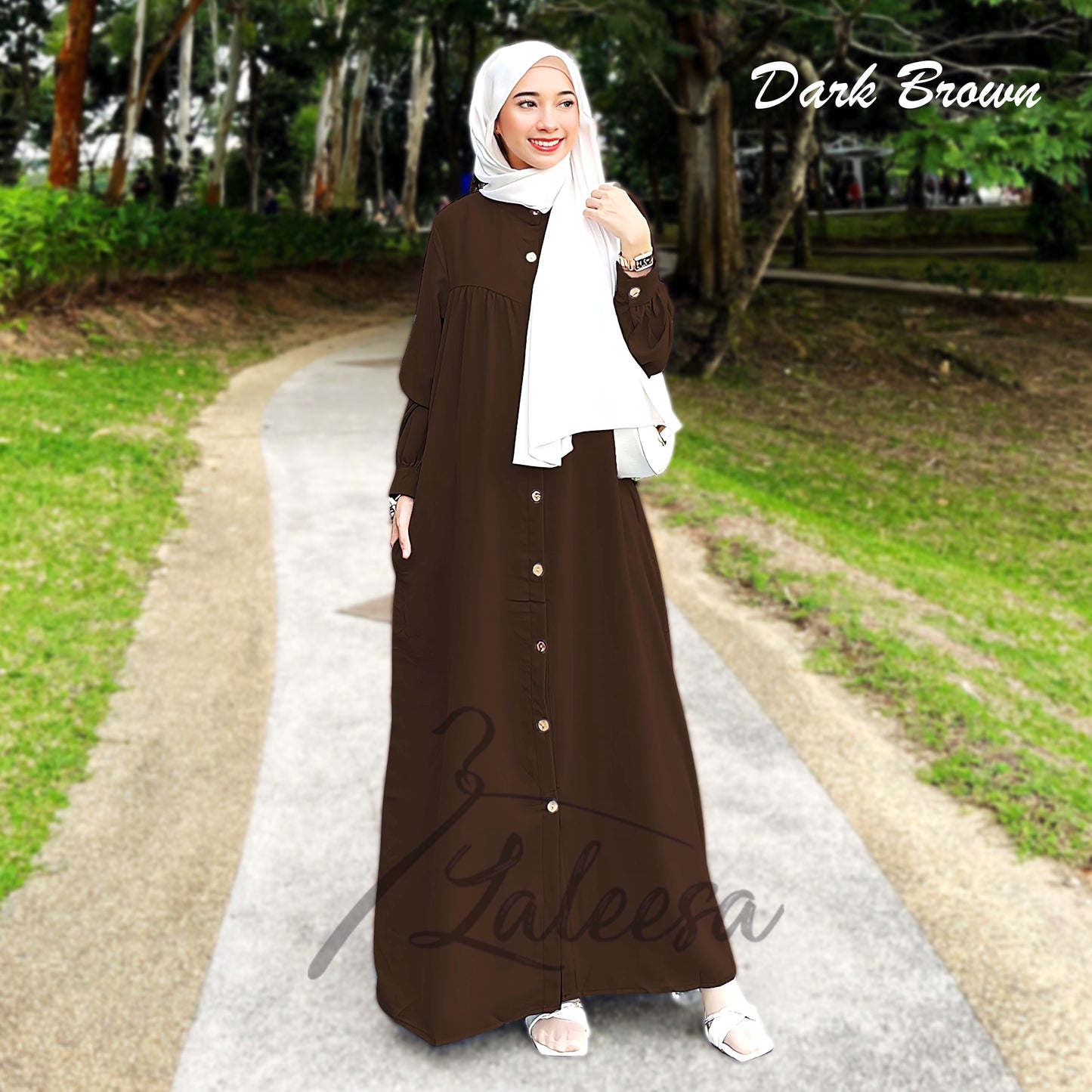 LALEESA DRESS RAINA LD221587 <BF Friendly Series> Dress Muslimah Dress Women Dress Jubah Abaya Plus Size Baju Raya 2024