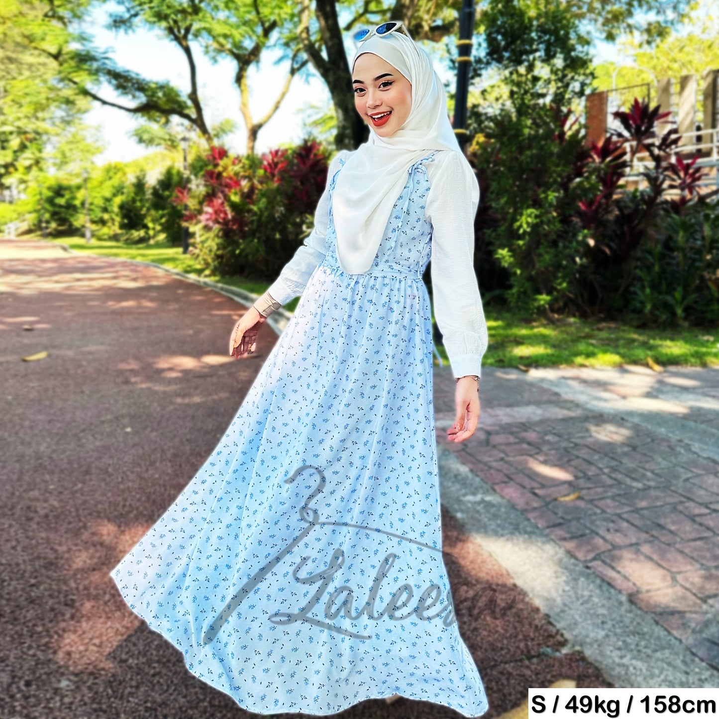 LALEESA DRESS LILY LD225173 <Korean Series> Korean Style Dress Muslimah Dress Women Dress Plus Size Baju Raya 2024