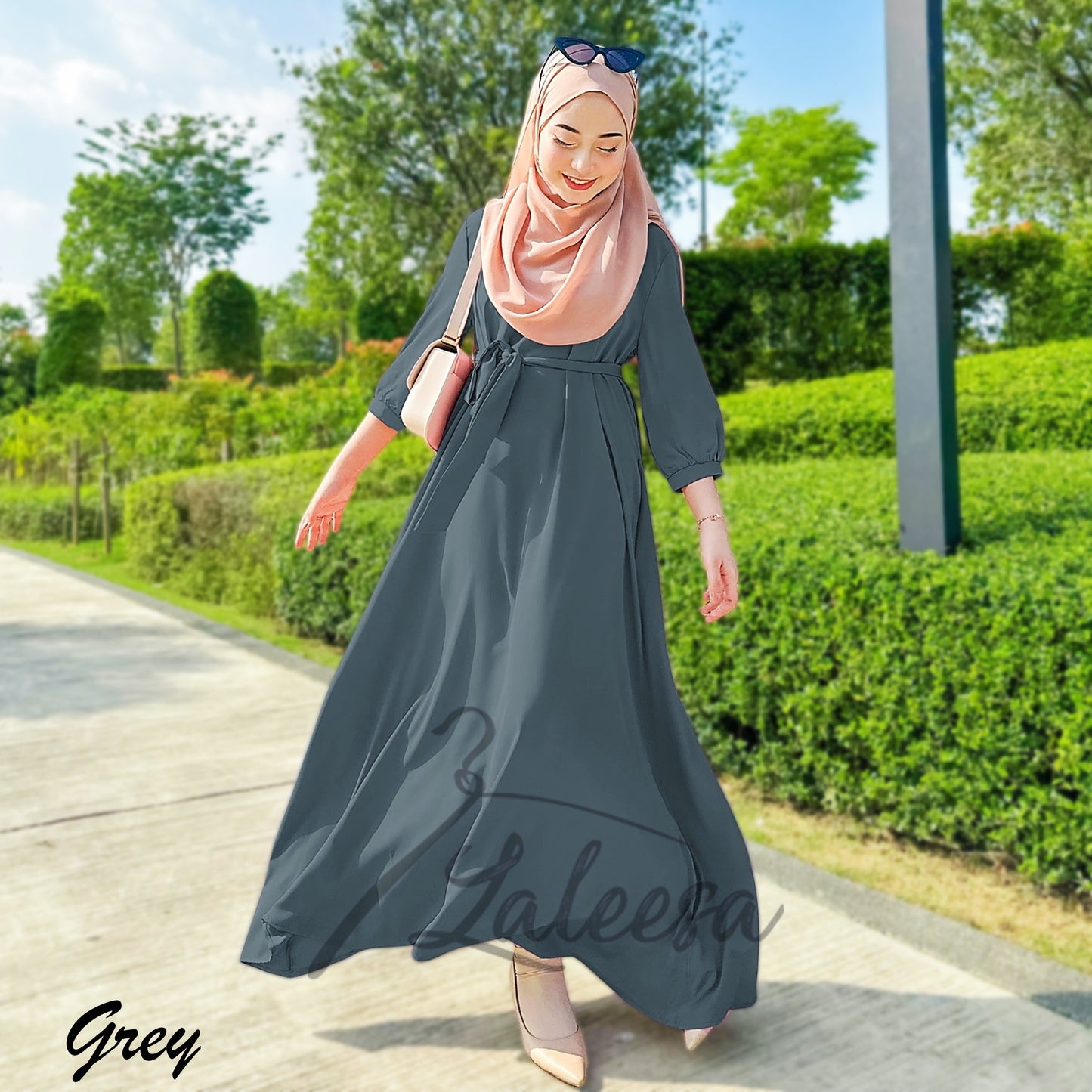 LALEESA DRESS ABEERA LD244246 Dress Muslimah Dress Woman Jubah Muslimah Jubah Abaya Dress Long Dress