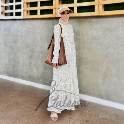 LALEESA DRESS CLARA LD236245 <Cottagecore Series> Dress Muslimah Dress Women Dress Jubah Muslimah