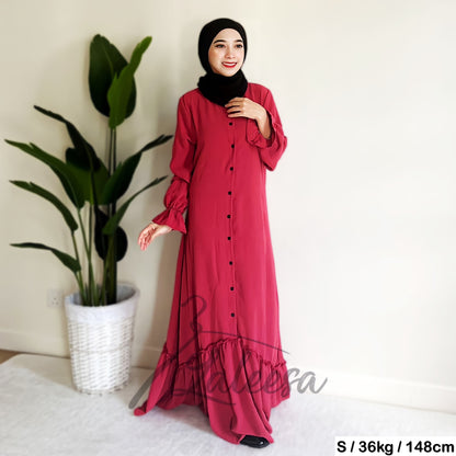 LALEESA DRESS IRTIZA LD274216 <BF Friendly Series> (Ironless) Dress Muslimah Dress Woman Jubah