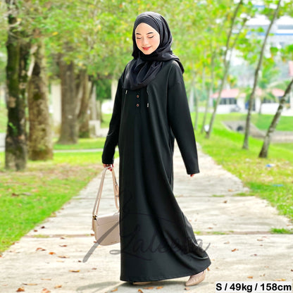 LALEESA DRESS HOODIE KABIRA LD216254 <BF Friendly Series> Dress Muslimah Dress Woman Jubah Abaya