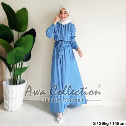 LALEESA Awa Collection DRESS LAMIYA DA101109 Dress Muslimah Dress Woman Jubah Muslimah Abaya Dress