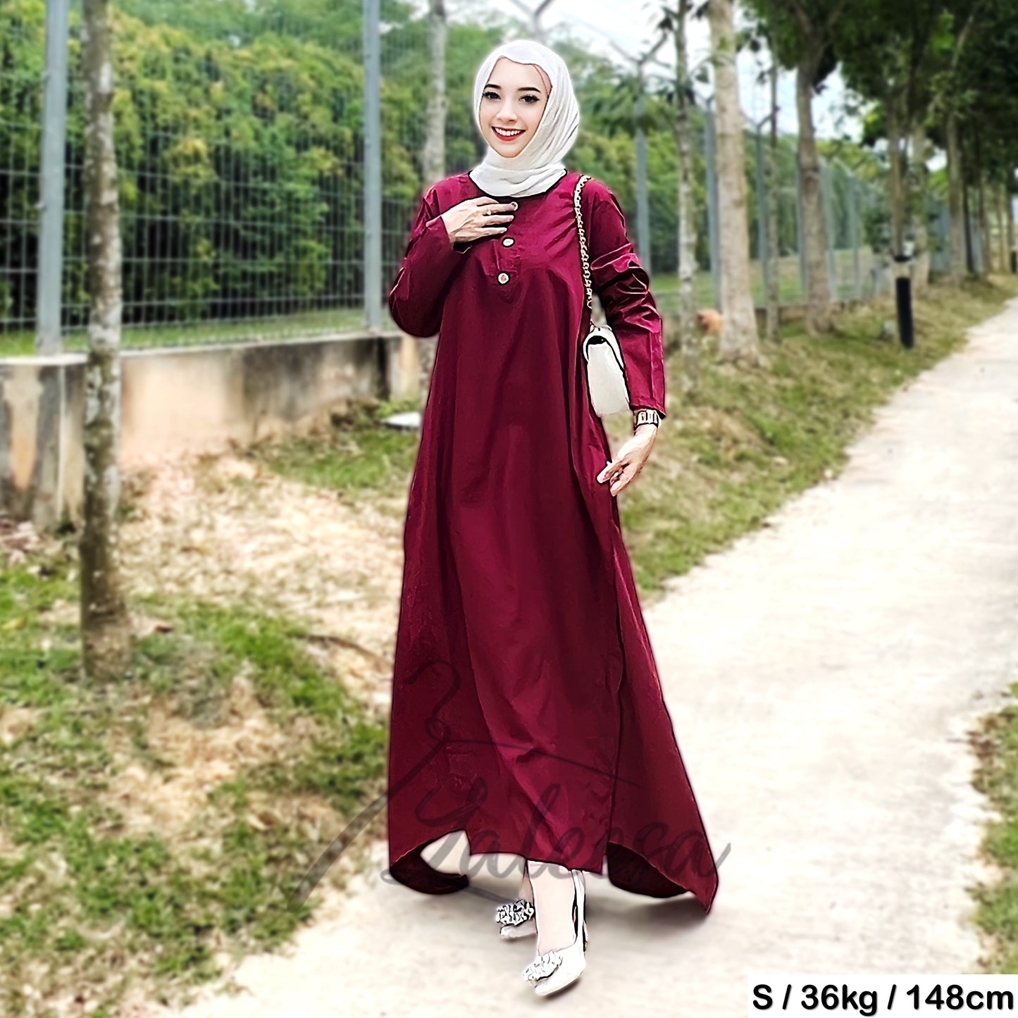 LALEESA LD233273 DRESS NAAZIRA Dress Muslimah Dress Women Dress Jubah Muslimah Jubah Abaya Plus Size Baju Raya 2024