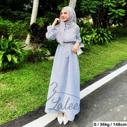 LALEESA DRESS KHATIRA LD253231 <BF Friendly Series> Dress Muslimah Dress Woman Jubah Muslimah Abaya