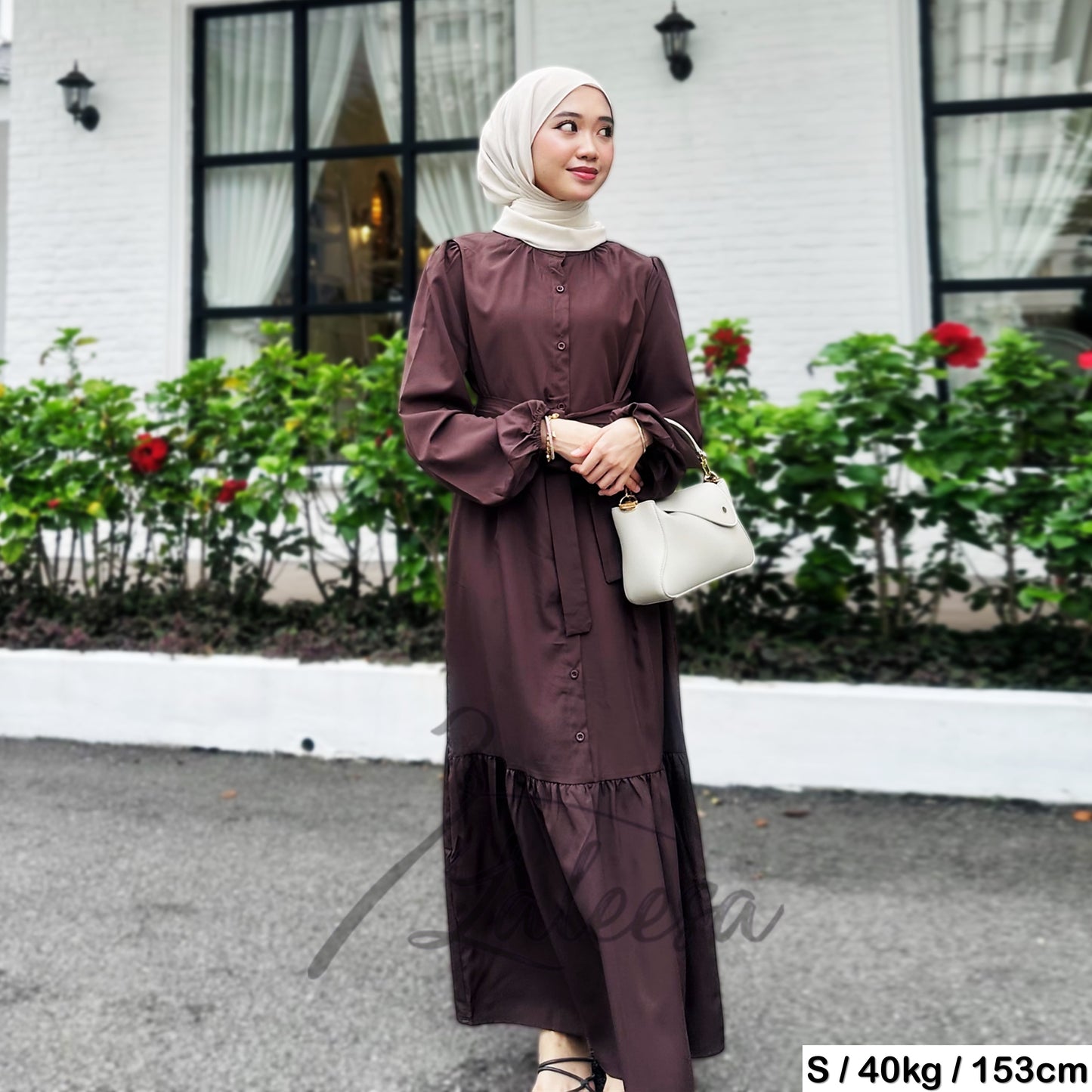 LALEESA DRESS HAFEEZA LD251251 <BF Friendly Series> Dress Muslimah Dress Woman Jubah Muslimah Abaya