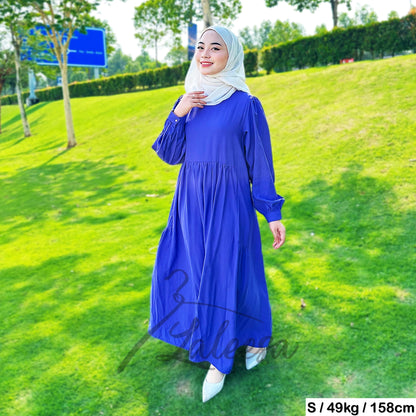 LALEESA DRESS IZMA LD225325 Dress Muslimah Dress Woman Jubah Muslimah Jubah Abaya Dress Long Dress