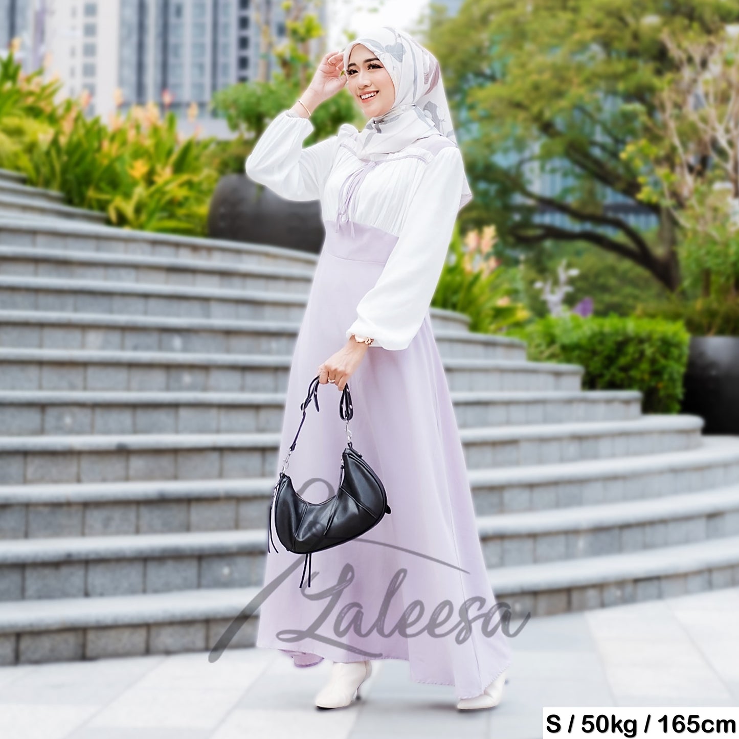 LALEESA DRESS DAISY LD212200 <Korean Series> Korean Style Dress Muslimah Dress Women Dress Plus Size Baju Raya 2024