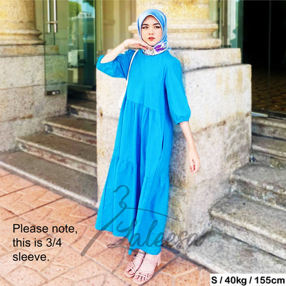 LALEESA DRESS YUMNA LD221490 Dress Muslimah Dress Woman Jubah Muslimah Jubah Abaya Dress Long Dress