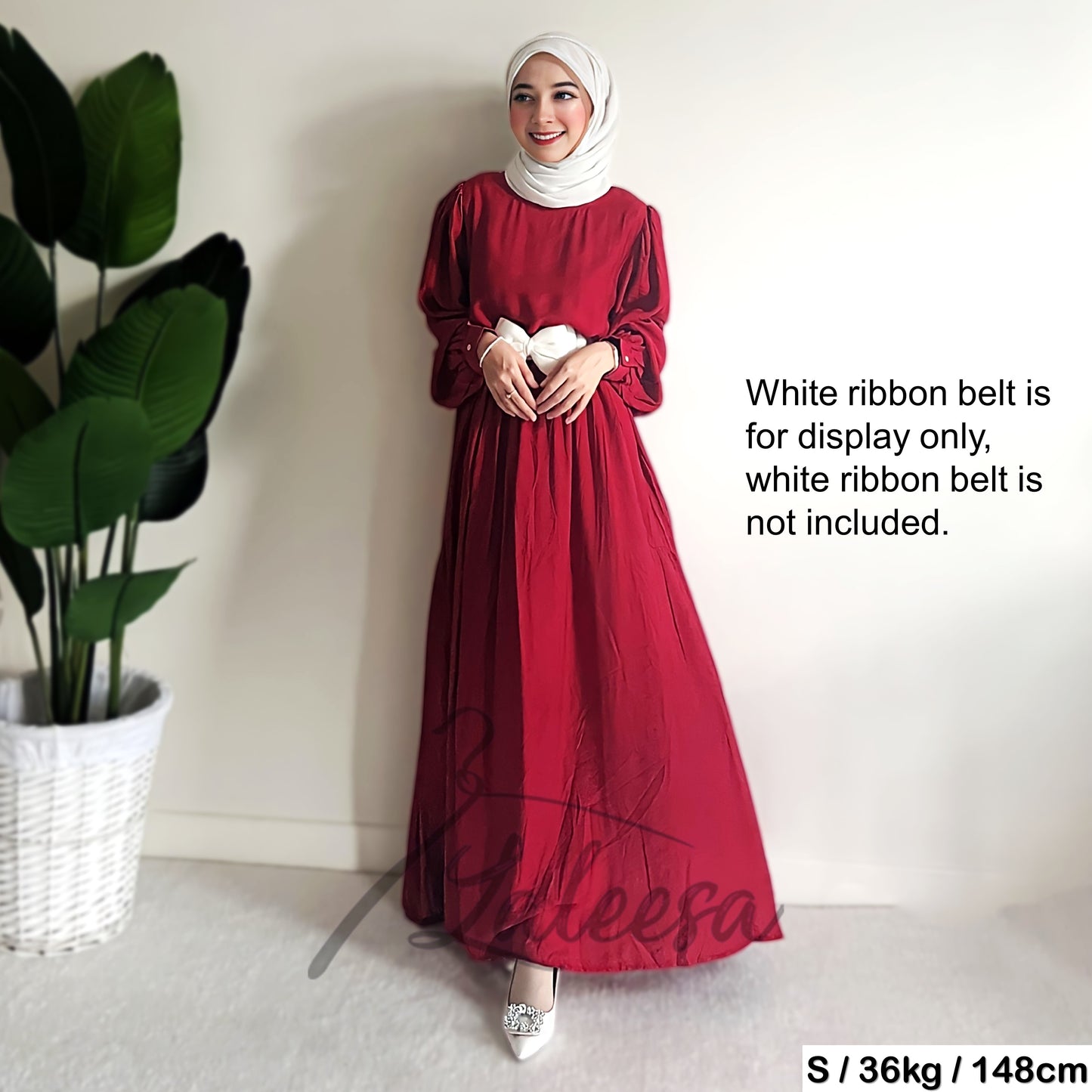 LALEESA DRESS IZMA LD225325 Dress Muslimah Dress Woman Jubah Muslimah Jubah Abaya Dress Long Dress