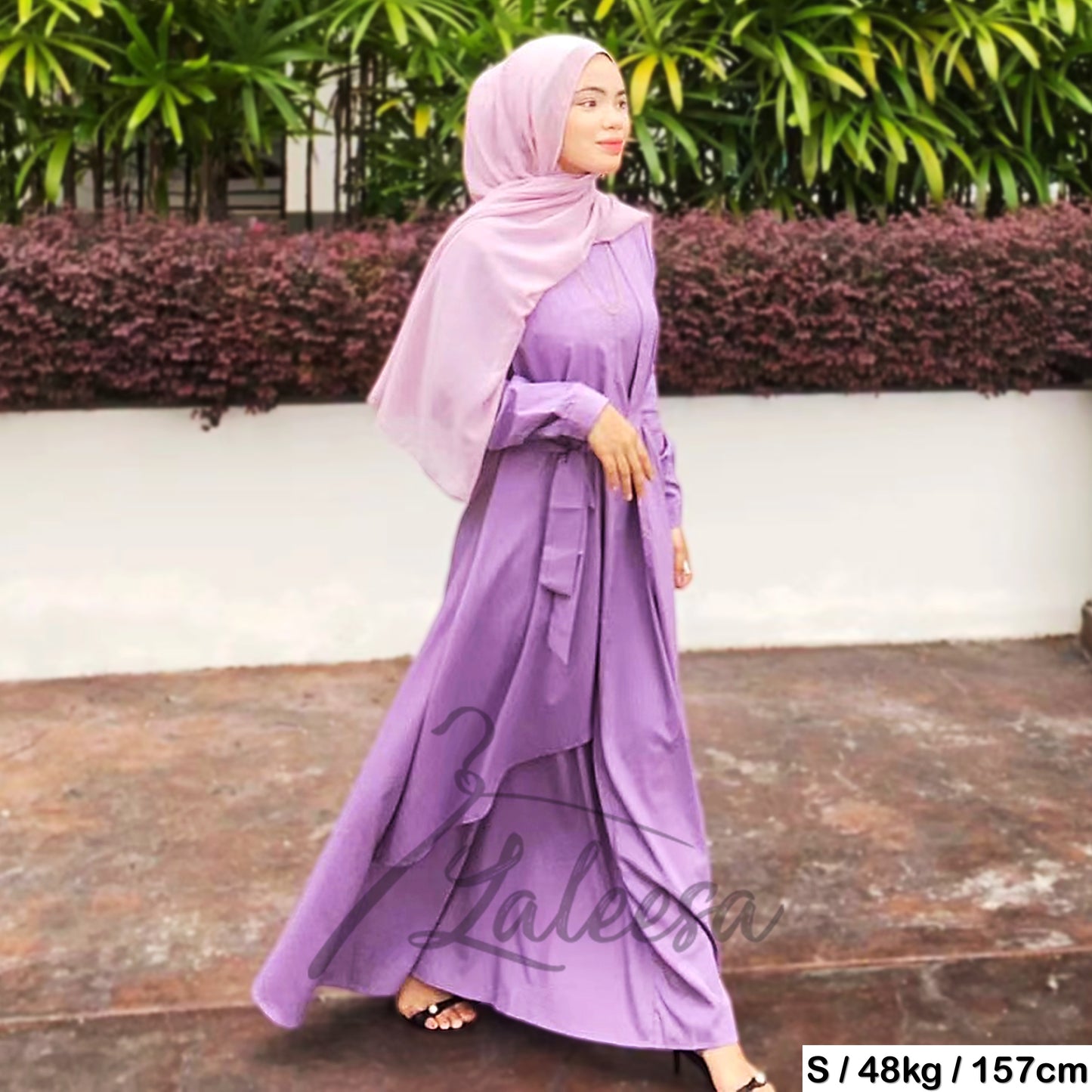 LALEESA DRESS IFFAH LD255295 <BF Friendly Series> Dress Muslimah Dress Woman Jubah Muslimah Abaya