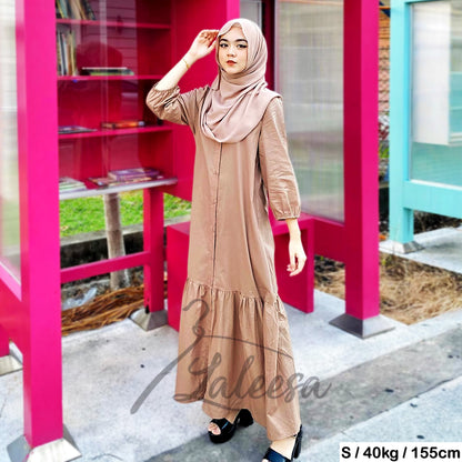 LALEESA DRESS DAFIYA LD218018  <BF Friendly Series> Dress Muslimah Dress Woman Jubah Muslimah Abaya