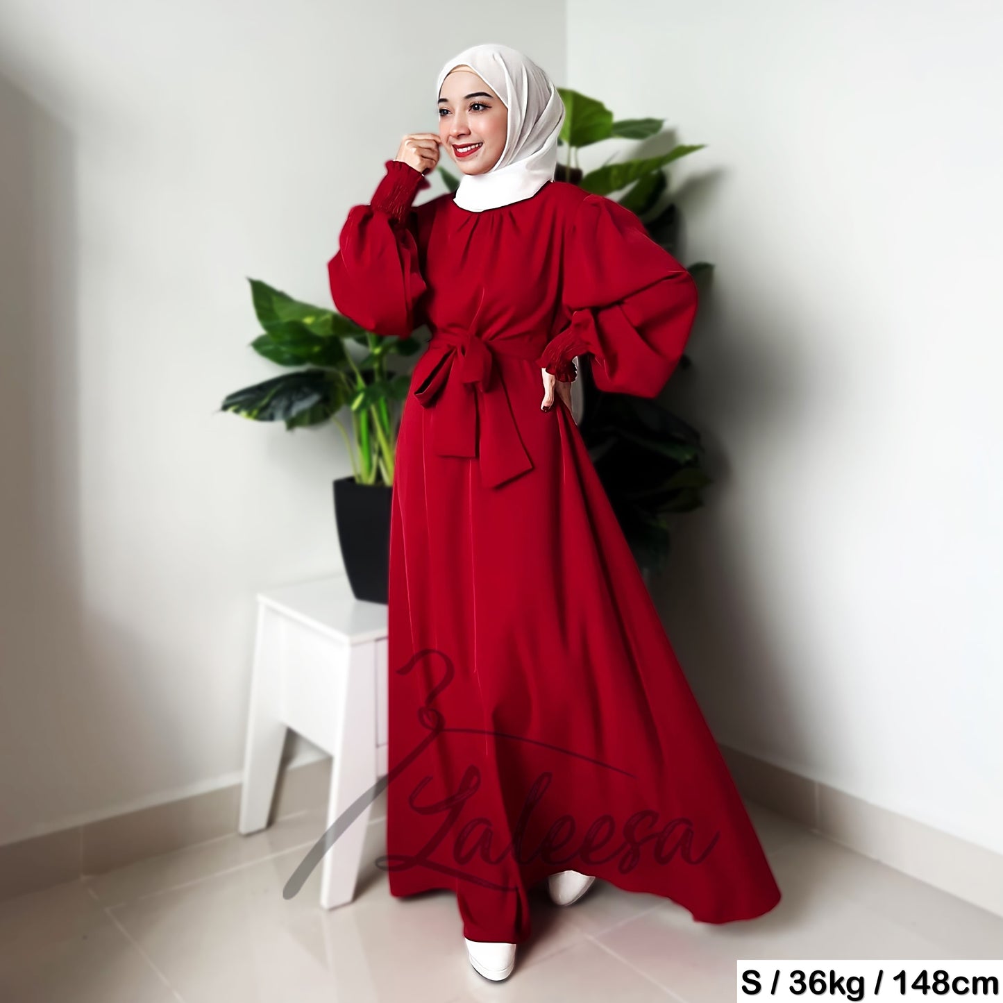 LALEESA LD297292 DRESS SABRINA Dress Muslimah Dress Women Dress Jubah Muslimah Jubah Abaya Plus Size Baju Raya 2024