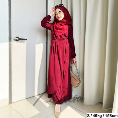 LALEESA DRESS HANA LD273297 Dress Muslimah Dress Woman Jubah Muslimah Jubah Abaya Dress Long Dress