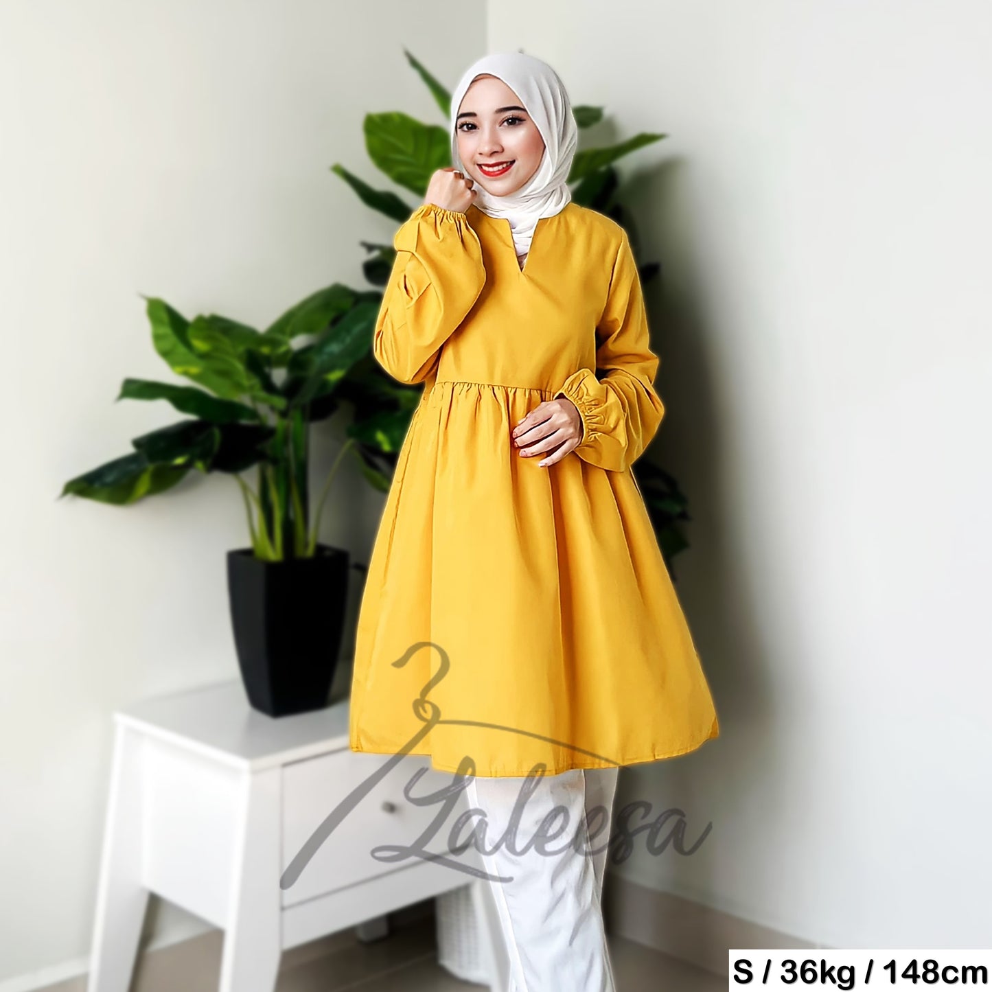 LALEESA DRESS TAHANI LD275295 Dress Muslimah Dress Woman Jubah Muslimah Jubah Abaya Dress Long Dress