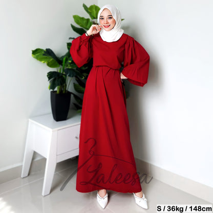 LALEESA DRESS BISMA LD245255 Dress Muslimah Dress Woman Jubah Muslimah Jubah Abaya Dress Long Dress