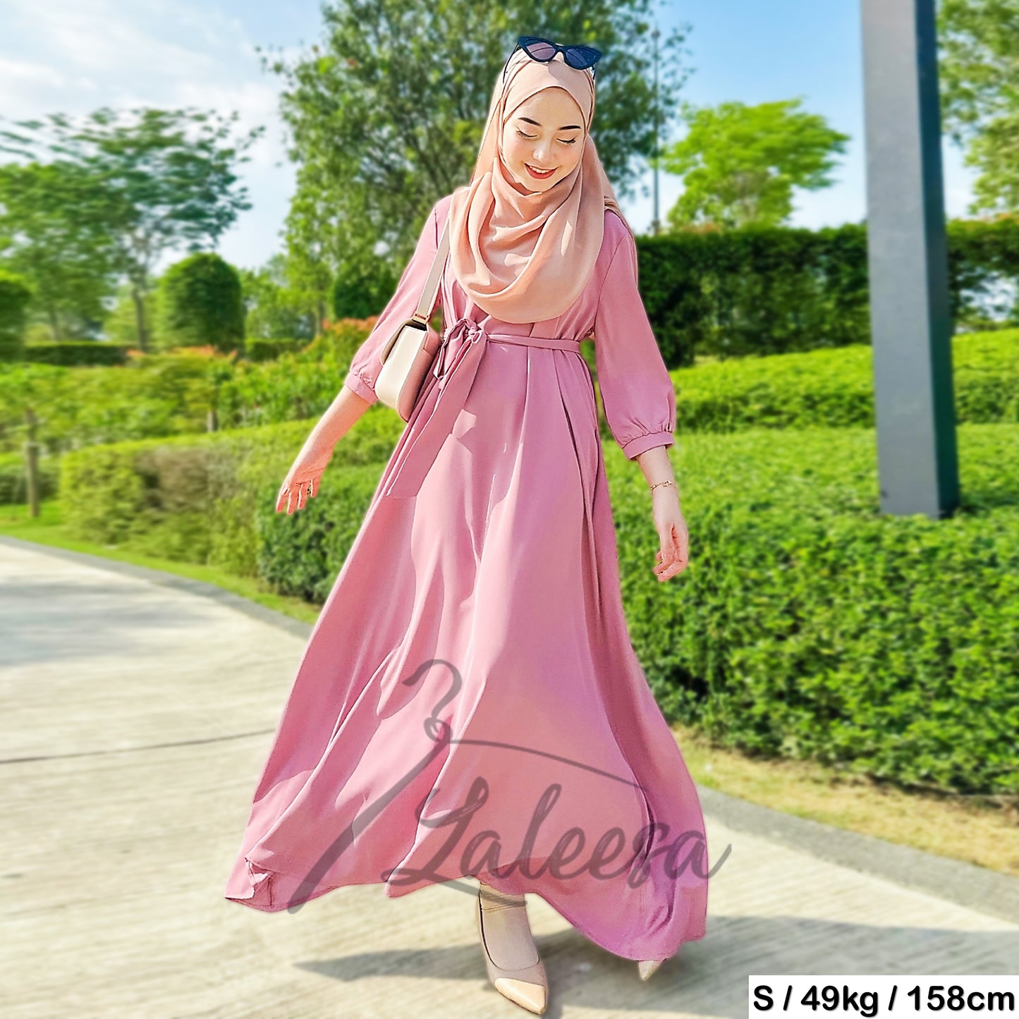 LALEESA DRESS ABEERA LD244246 Dress Muslimah Dress Woman Jubah Muslimah Jubah Abaya Dress Long Dress