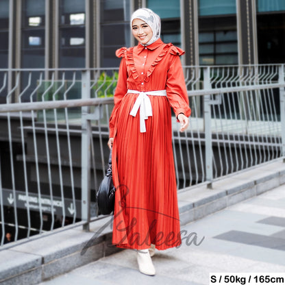 LALEESA DRESS IRIZ LD212109 <Korean Series> Dress Muslimah Dress Woman Jubah Muslimah Abaya Dress