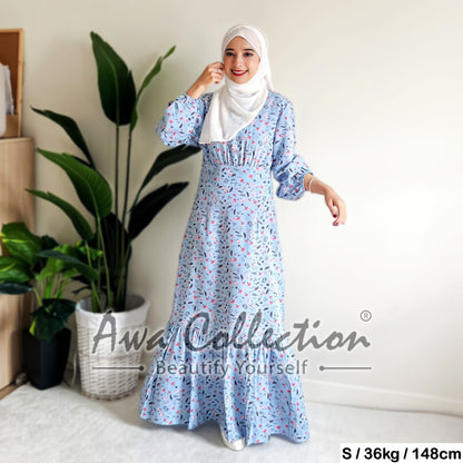 LALEESA Awa Collection DRESS KAMILA DA117167 (SMALL CUTTING) Dress Muslimah Dress Women Dress Jubah Baju Raya 2024