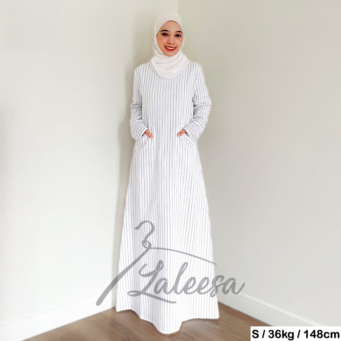 LALEESA DRESS SAFIA LD220954 Dress Muslimah Dress Woman Jubah Muslimah Jubah Abaya Dress Long Dress