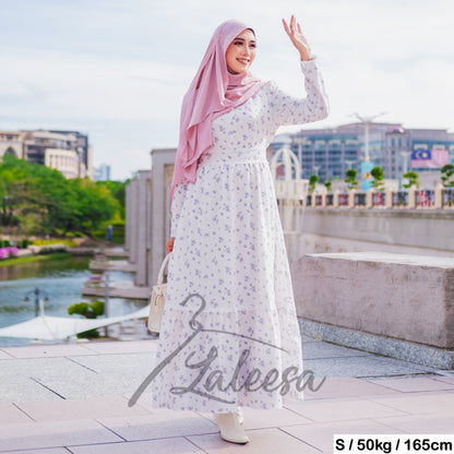 LALEESA DRESS CLARA LD236245 <Cottagecore Series> Dress Muslimah Dress Women Dress Jubah Muslimah