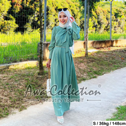 LALEESA Awa Collection DA128171 DRESS TAHMINA Long Dress Muslimah Dress Women Dress Baju Raya 2024