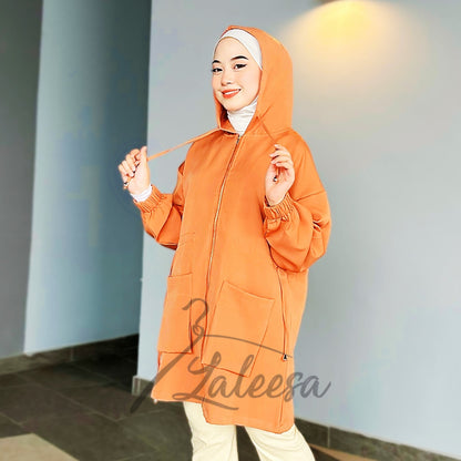 LALEESA BLOUSE HOODIE YURI TB450422 <Korean Series> Korean Style Blouse Muslimah Blouse Women Plus Size Baju Raya 2024