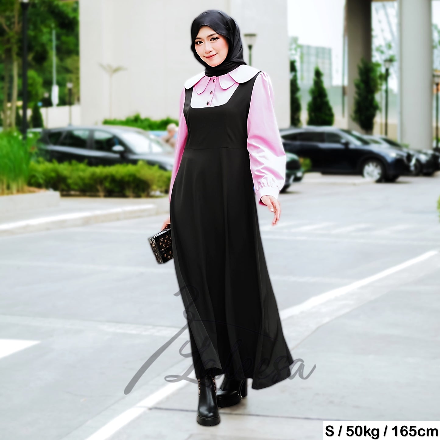 LALEESA DRESS DAHLIA LD212018 <Korean Series> Korean Style Dress Muslimah Dress Women Dress Plus Size Baju Raya 2024