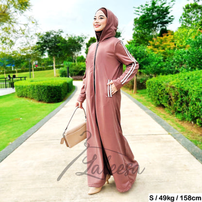 LALEESA DRESS HOODIE SHAMILA LD211290 <BF Friendly Series> Dress Muslimah Dress Woman Jubah Abaya