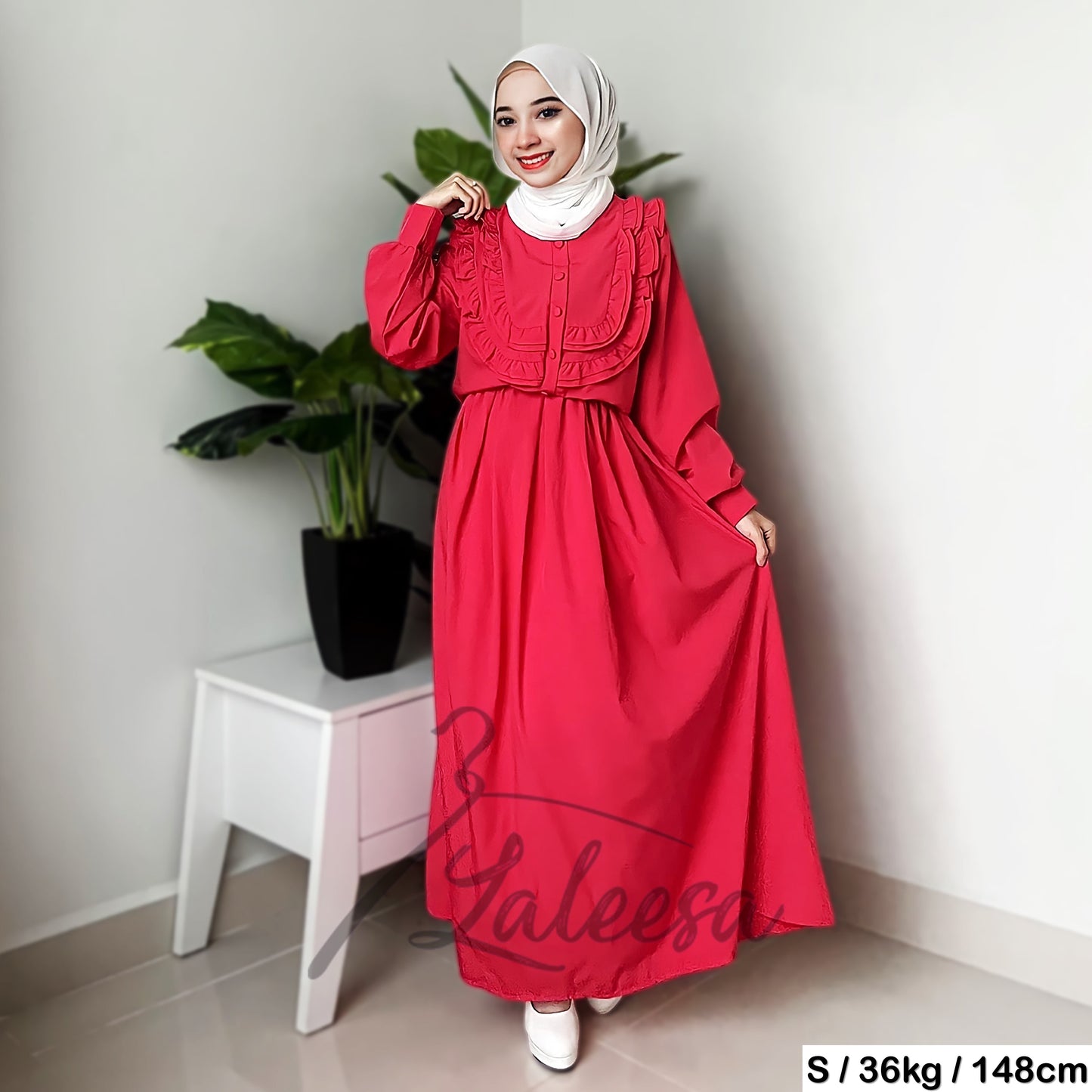 LALEESA DRESS RANI LD287229 <BF Friendly Series> Dress Muslimah Dress Women Dress Jubah Plus Size Baju Raya 2024