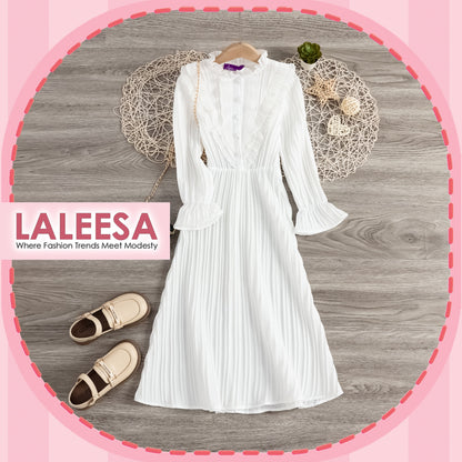 LALEESA DRESS (KIDS) ZUHAIRA LK222765 Dress Muslimah Dress Kids Dress Jubah Muslimah Jubah Abaya Dress Baju Raya 2024