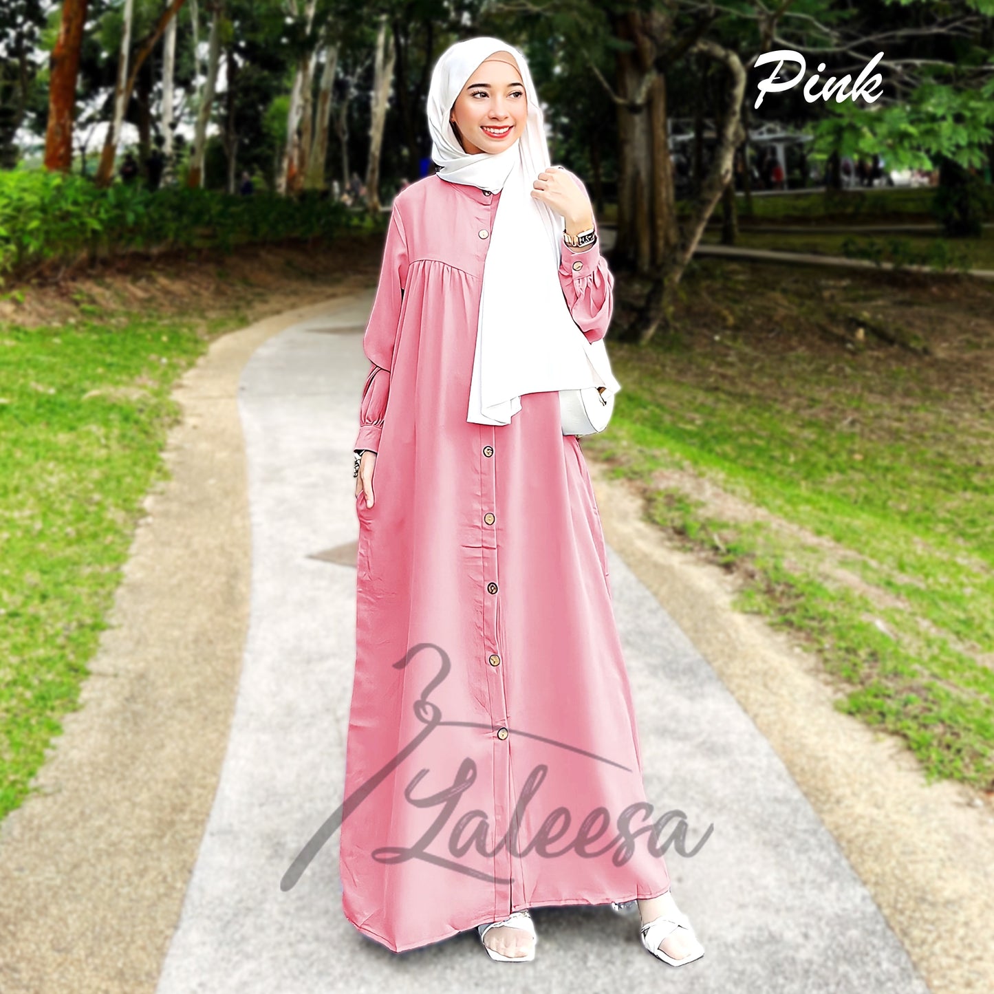 LALEESA DRESS RAINA LD221587 <BF Friendly Series> Dress Muslimah Dress Women Dress Jubah Abaya Plus Size Baju Raya 2024