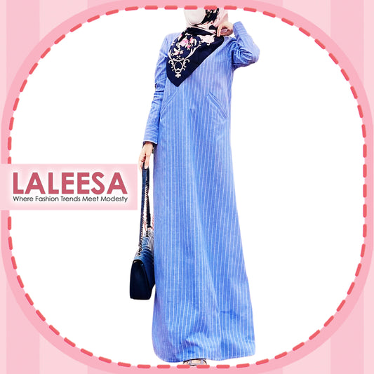 LALEESA DRESS SAFIA LD220954 Dress Muslimah Dress Woman Jubah Muslimah Jubah Abaya Dress Long Dress