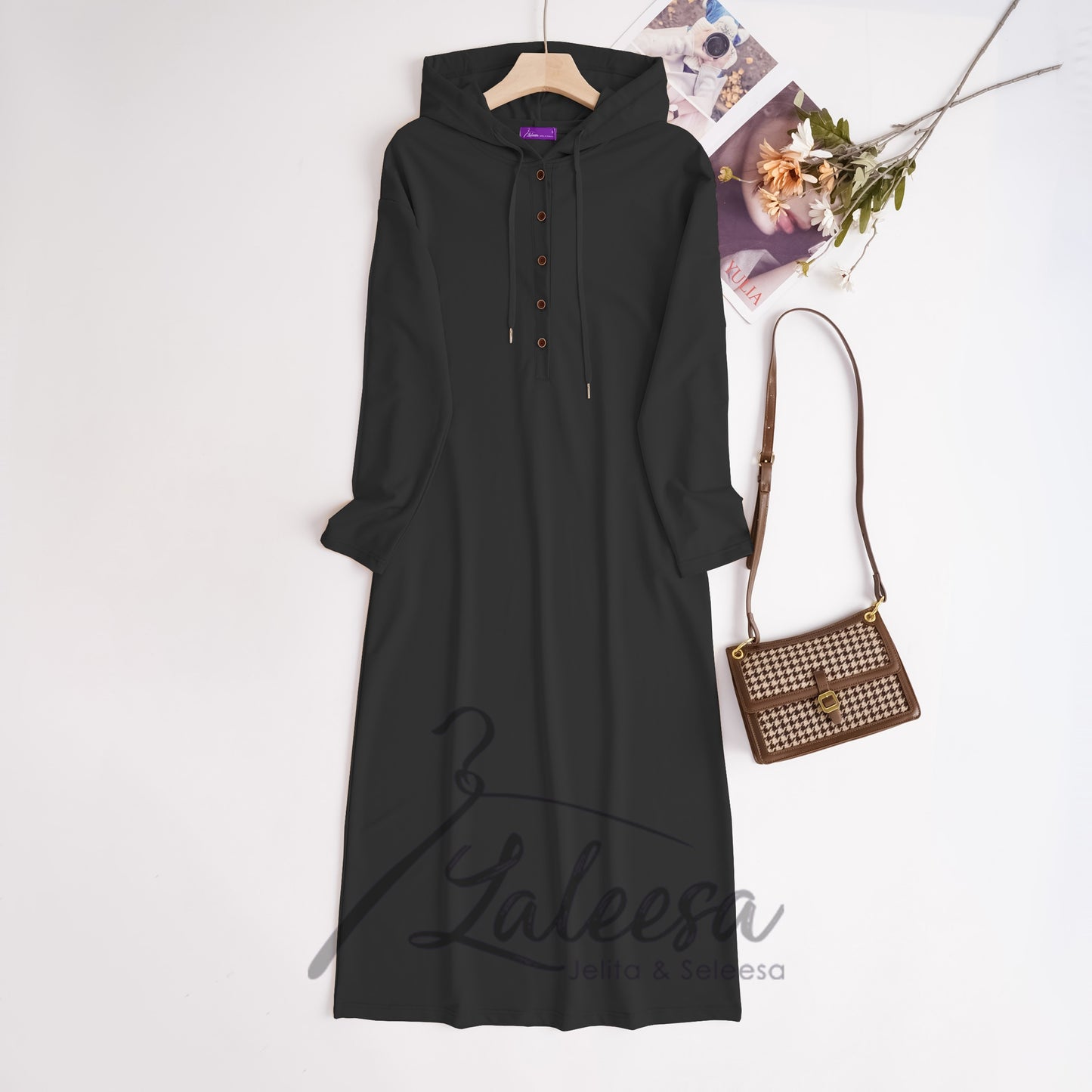 LALEESA DRESS HOODIE KABIRA LD216254 <BF Friendly Series> Dress Muslimah Dress Woman Jubah Abaya