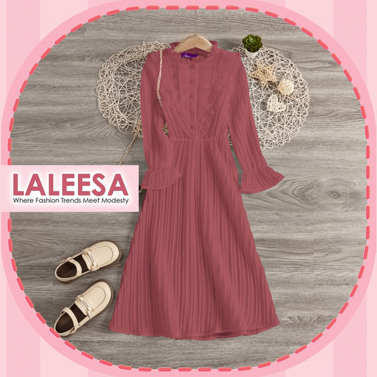 LALEESA DRESS (KIDS) ZUHAIRA LK222765 Dress Muslimah Dress Kids Dress Jubah Muslimah Jubah Abaya Dress Baju Raya 2024