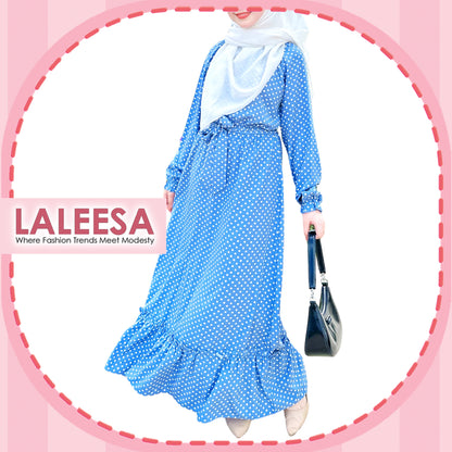 LALEESA Awa Collection DRESS QABILA DA102118 Dress Muslimah Dress Woman Jubah Muslimah Abaya Dress