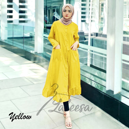 LALEESA DRESS BUTTON DOWN LD219219 AAA <BF Friendly Series> Dress Muslimah Dress Woman Jubah Abaya