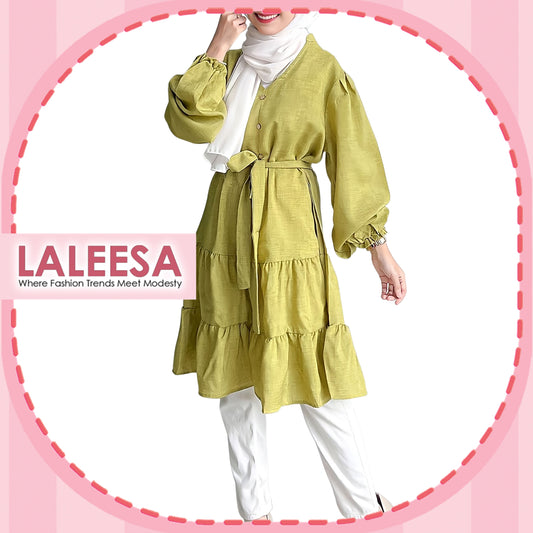 LALEESA DRESS JUNI LD248228 Dress Muslimah Dress Woman Jubah Muslimah Jubah Abaya Dress Long Dress