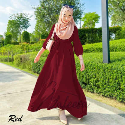 LALEESA DRESS ABEERA LD244246 Dress Muslimah Dress Woman Jubah Muslimah Jubah Abaya Dress Long Dress