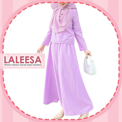 LALEESA Awa Collection (Blouse + Skirt) SA702781 SET NADIA Set Wear Blouse Muslimah Blouse Women Blouse Baju Raya 2024