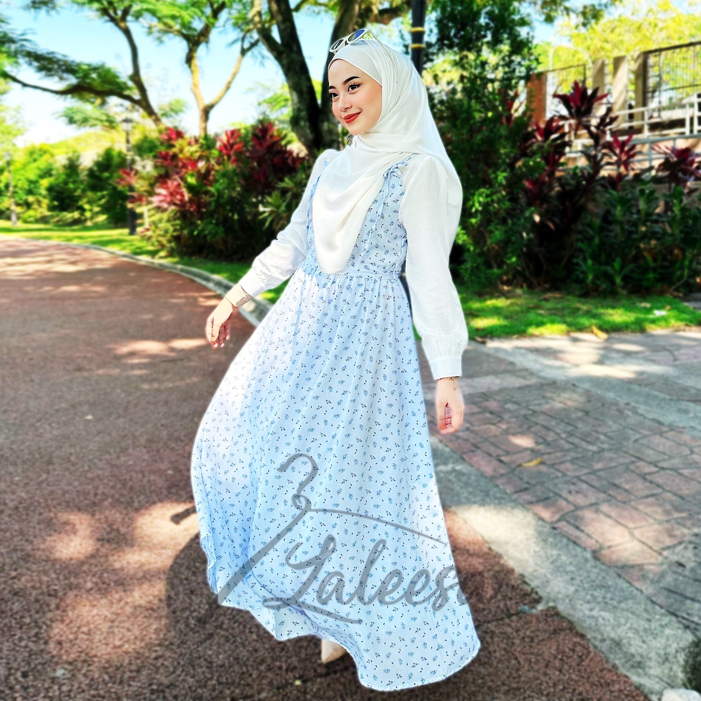 LALEESA DRESS LILY LD225173 <Korean Series> Korean Style Dress Muslimah Dress Women Dress Plus Size Baju Raya 2024