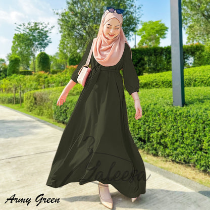 LALEESA DRESS ABEERA LD244246 Dress Muslimah Dress Woman Jubah Muslimah Jubah Abaya Dress Long Dress